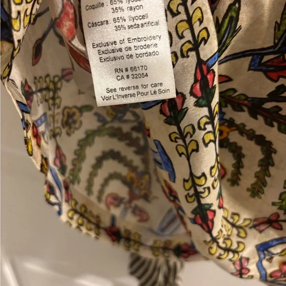 Anthropologie Vineet Bahl Floral Print Women's Top - Picture 7 of 8